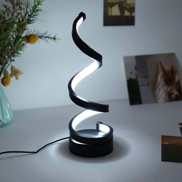 1PC Modern Simple Table Lamp Bedroom Bedside Desk Creative Art Decorative Table Lamp - Image 2