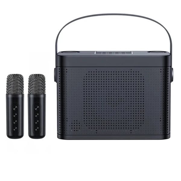 2023 Portable Family Karaoke Machine Bluetooth 5.0 Speaker Wireless Microphone Singing Equipment Stereo Bass Subwoofer Karaoke - Image 13