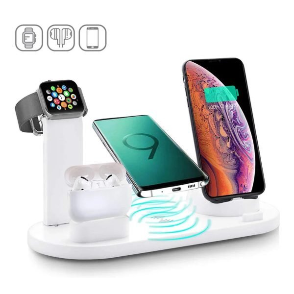 30W 7 in 1 Wireless Charger Stand Pad For iPhone 14 13 12 11 XR Apple Watch Airpods Pro iWatch 8 7 6  Fast Charging Dock Station - Image 8