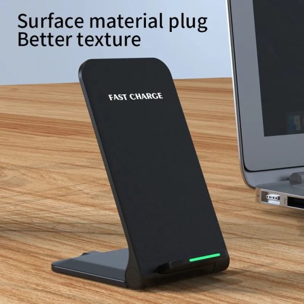 30W Wireless Charger For iPhone 14 13 12 Pro Max 11 Phone Stand Fast Charging Charger for Samsung Note 20/10 S21 Ultra Foldable - Image 4