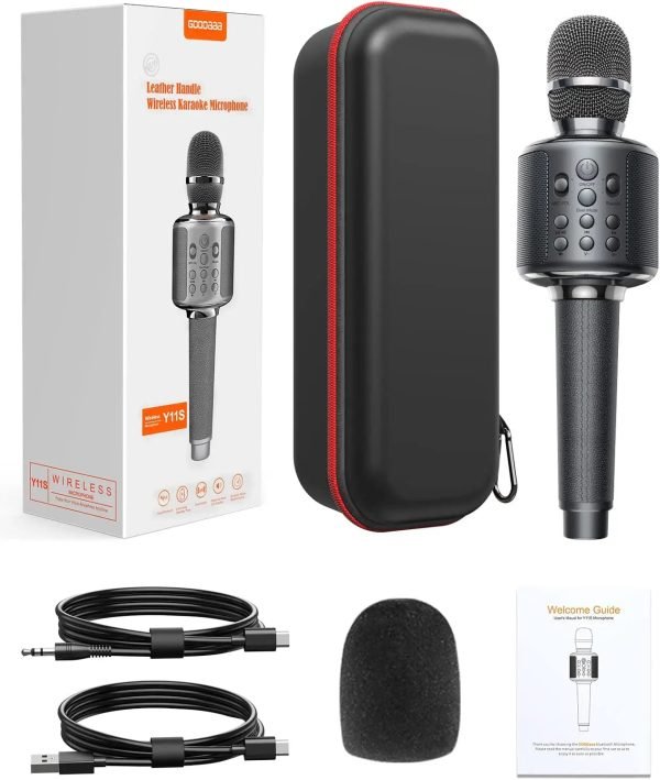 Bluetooth Microphone  Karaoke Portable  Home Wireless Singing Machine with Duet Sing/Record/Play/Reverb for Adult/Kid Gift - Image 6