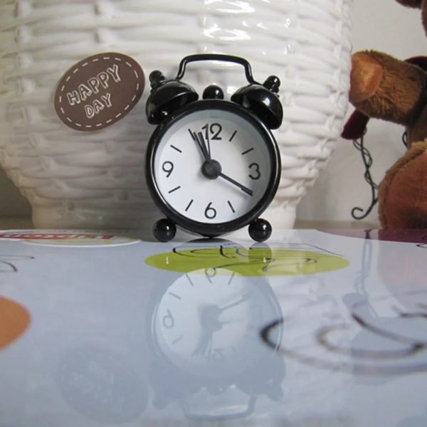 Creative Cute Mini Metal Small Alarm Clock Electronic Small Alarm Clock Table Desktop For Kids Students Decor Reloj Despertador - Image 7