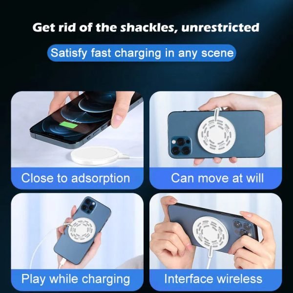 For iPhone 15 Pro Max 20W Original Magnetic Wireless Charger iPhone 14 13 12 11 Mini XS XR USB Type C Fast Charging Accessories - Image 6