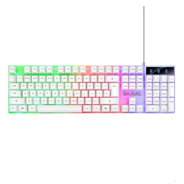 Gaming Keyboard 98 Keys Mechanical Keyboard 1.5m Cable Wired USB Keyboard Seven Color Lights for Computer Laptop for PC Gamer - Image 7