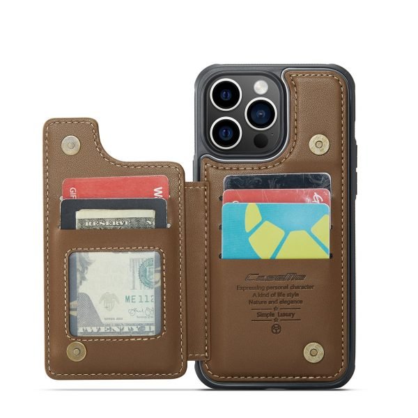 Luxury Leather Wallet Card Phone Case With Purse Flip Stand For iPhone - Image 8