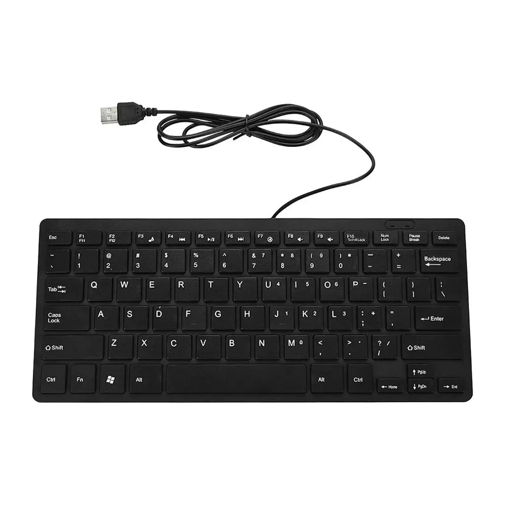 USB Slim Silent  Mini PC Keyboard for The Laptop Desktop 11.2x4.5x0.6