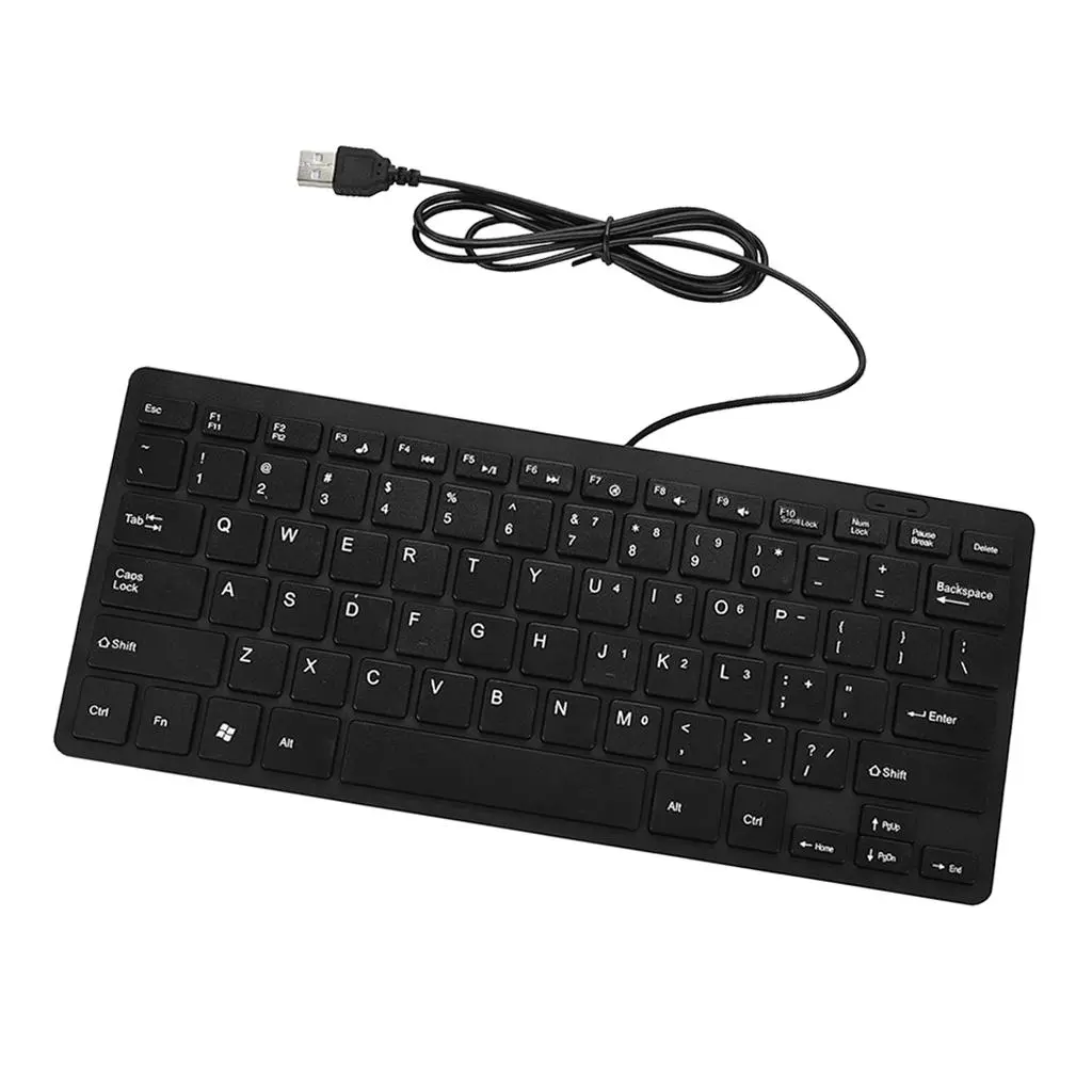 USB Slim Silent  Mini PC Keyboard for The Laptop Desktop 11.2x4.5x0.6