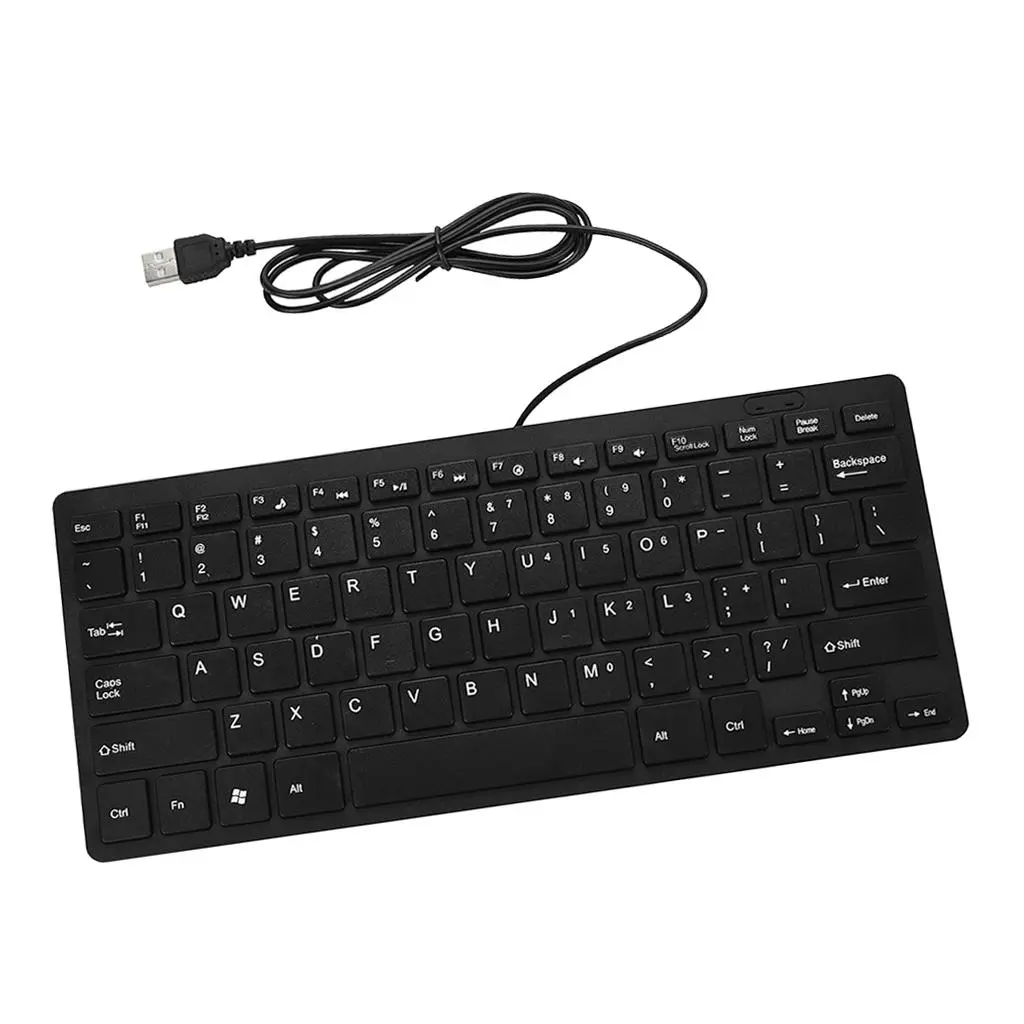 USB Slim Silent  Mini PC Keyboard for The Laptop Desktop 11.2x4.5x0.6