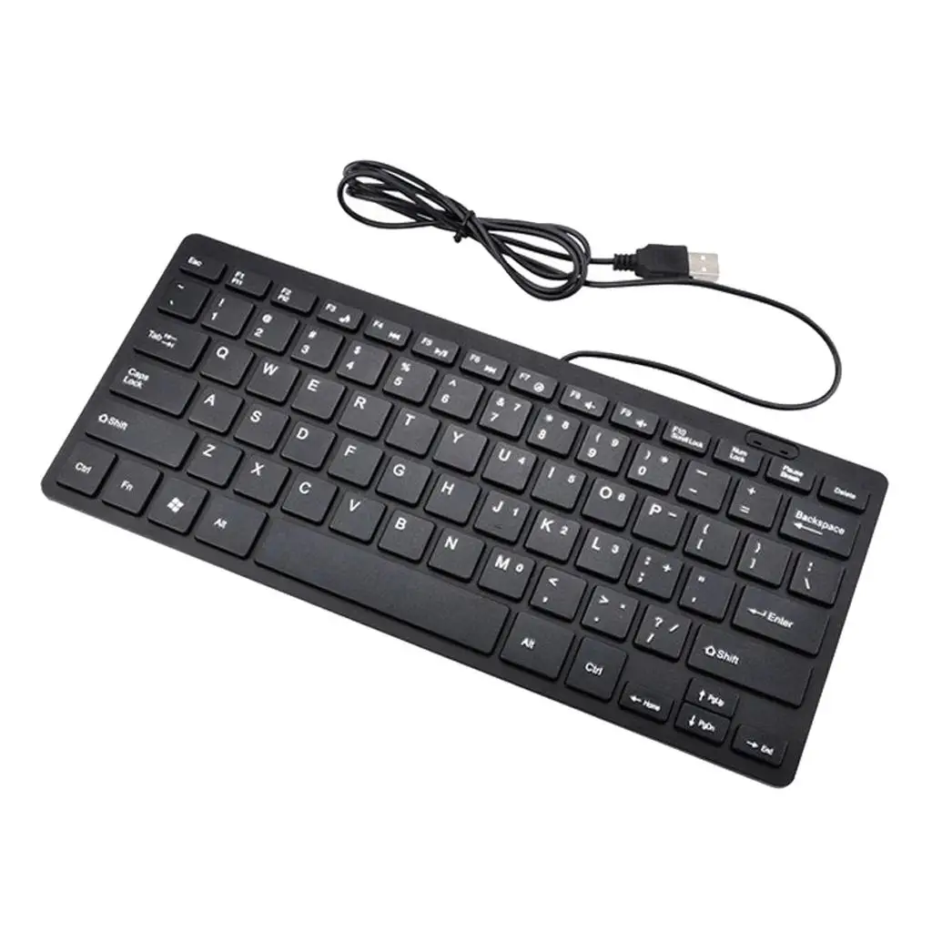 USB Slim Silent  Mini PC Keyboard for The Laptop Desktop 11.2x4.5x0.6