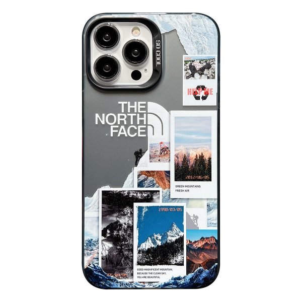 Electroplating Letters Snow Mountain Phone Case For iPhone - Image 10